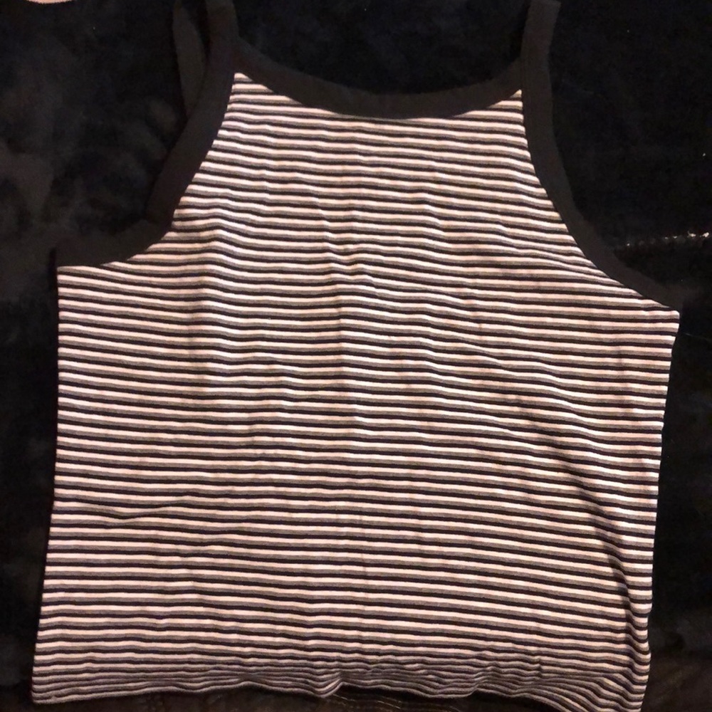 Garage stripe tank top